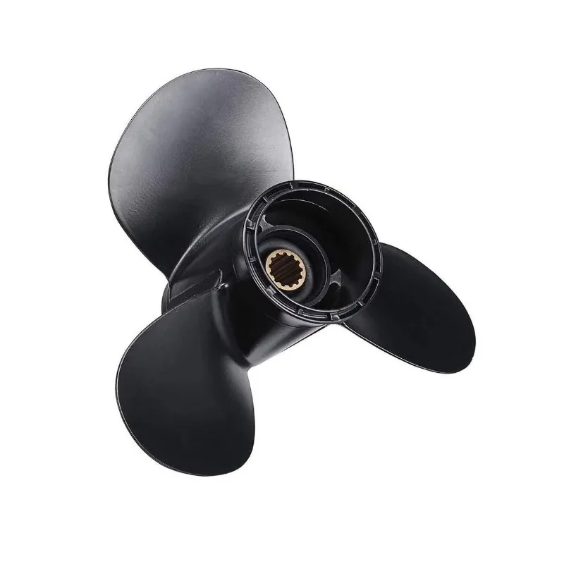 11-5/8x12 58100-95393-019 para suzu ki 35 65hp motor de popa 13 dentes estriados hélice de alumínio de substituição para barco marinho