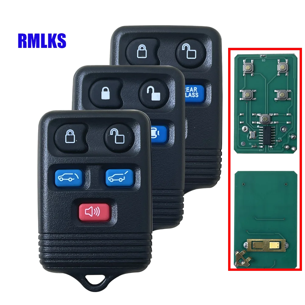 

315Mhz 5 Buttons Replacement Key Remote Control For Ford Focus Full Exhaust Mustang Thunderbird Lincoln Town CWTWB1U511