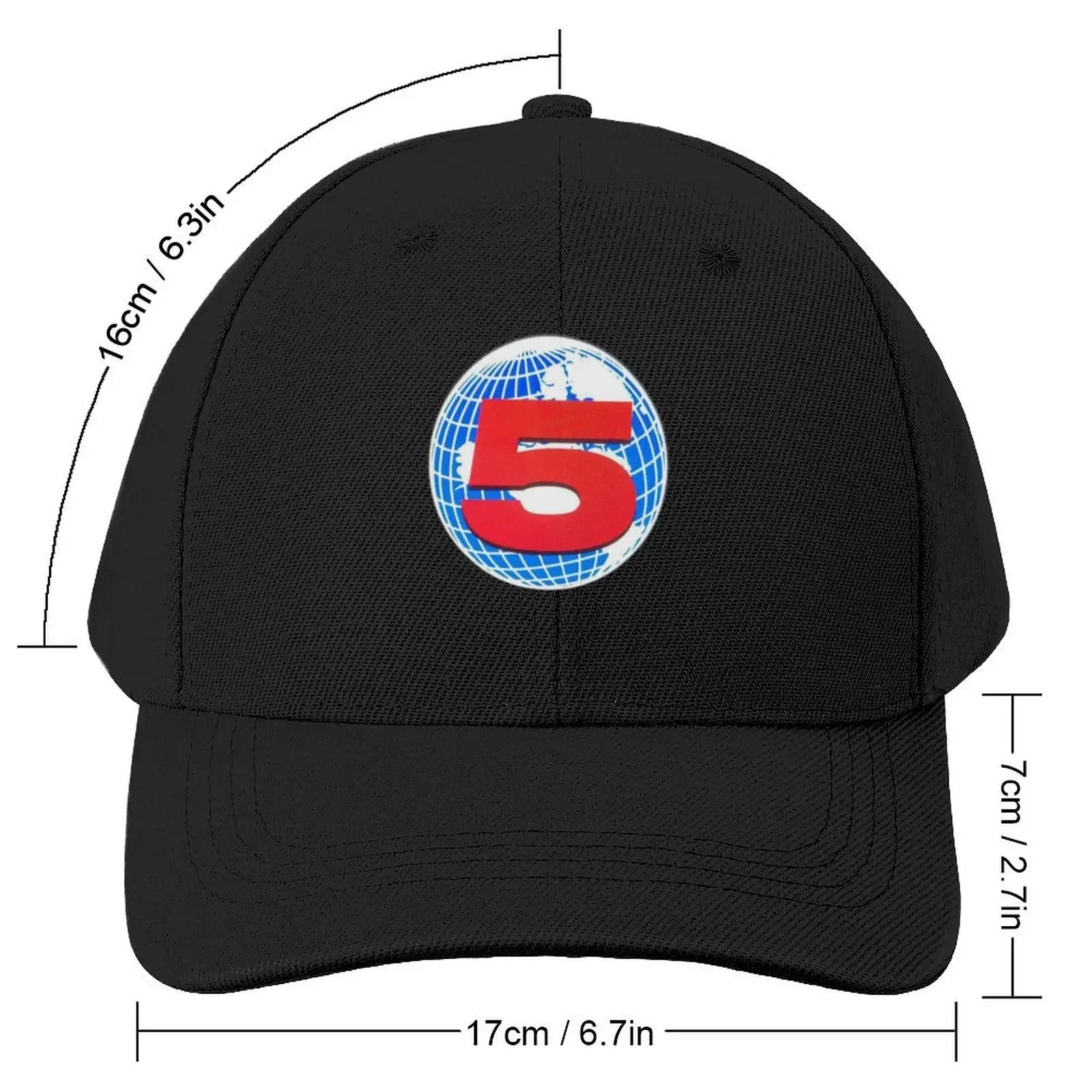 Channel 5 logo Baseball Cap Christmas Hat Sports Cap Men Women's