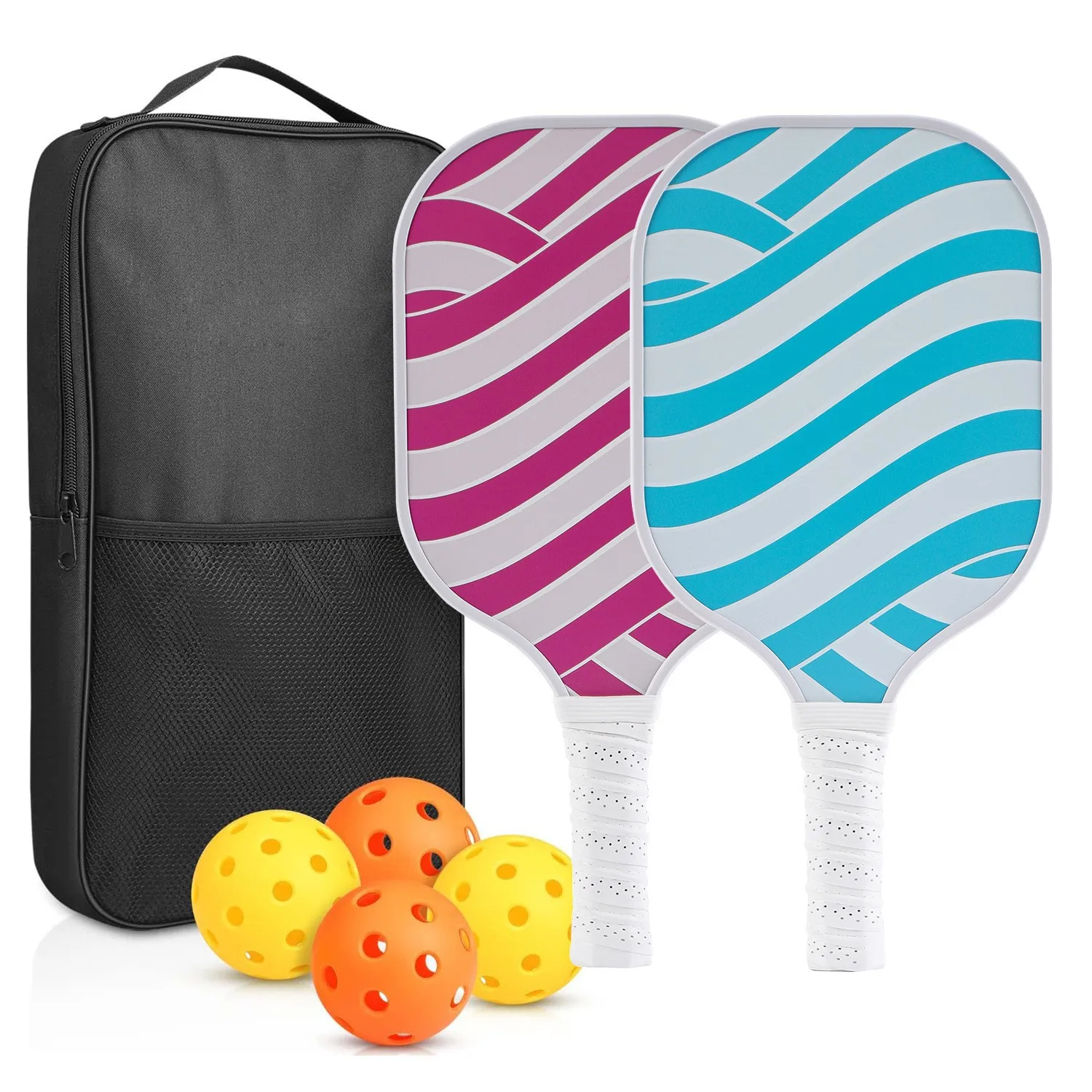 Fiberglass Pickleball Paddle for School PE Training, Beginner‑Friendly Lightweight Pickleball Paddle for Student Sports Practice