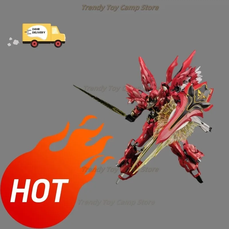 

【In Stock 】Comet Model 1/100 MG The Red Comet MSN-06S Sinanju GK Sytle Assembly Model Kit Plastic Model Kits Action Figure Toy