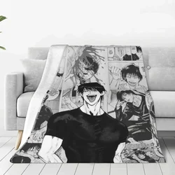 Anime Flannel Blanket Quality Super Soft Laugh Throw Blanket Autumn Travel Chair Sofa Bed Cute Bedspread