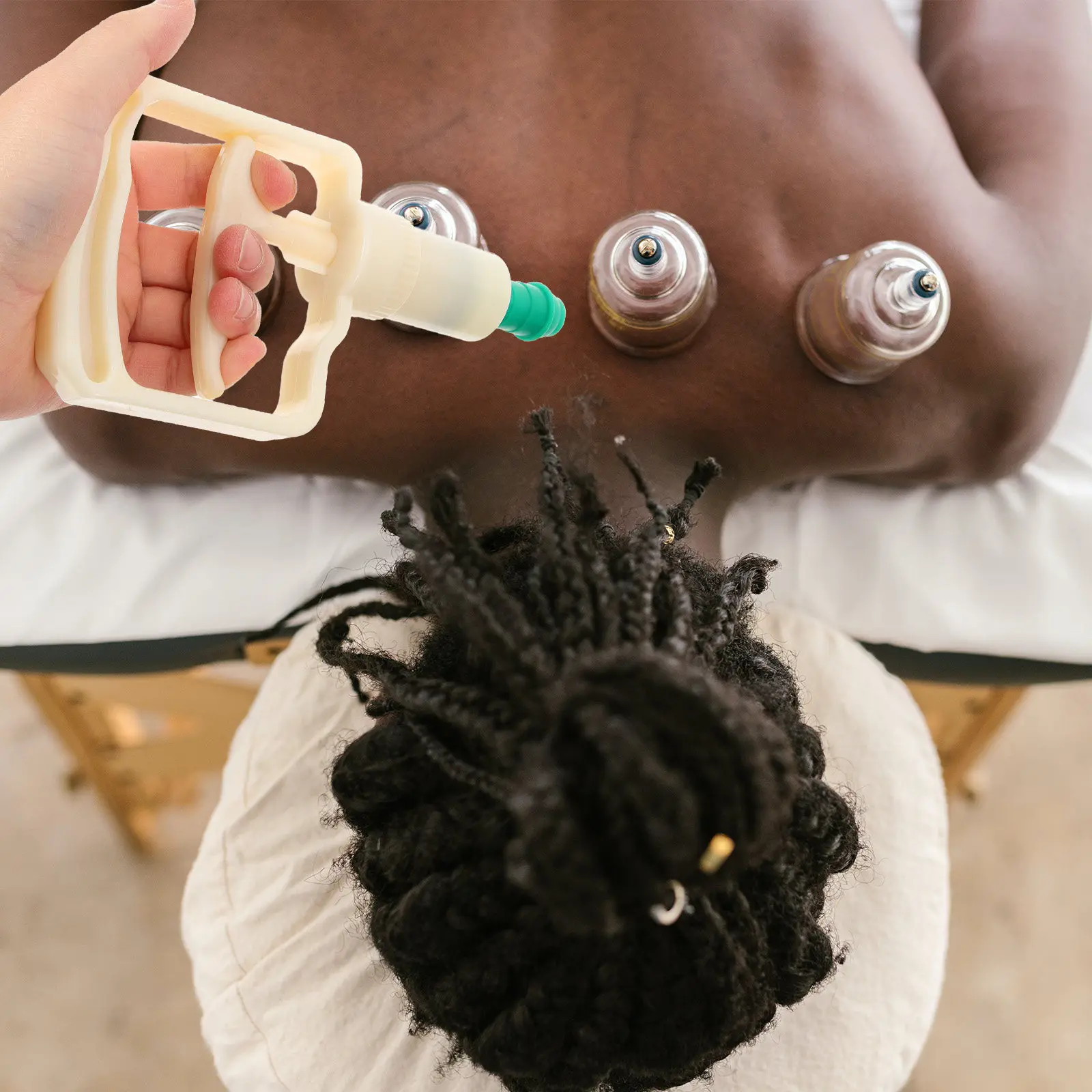 

Ручной вакуумный насос для баночного массажа с пластиковой вакуумной чашкой для расслабления мышц и улучшения кровообращения