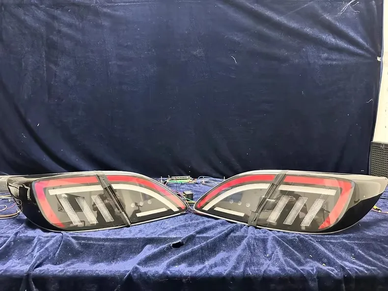 مجموعة الضوء الخلفي للسيارة لمازدا 6 تعديل الضوء العكسي الفرامل الاحتياطية ضوء بدوره إشارة #2