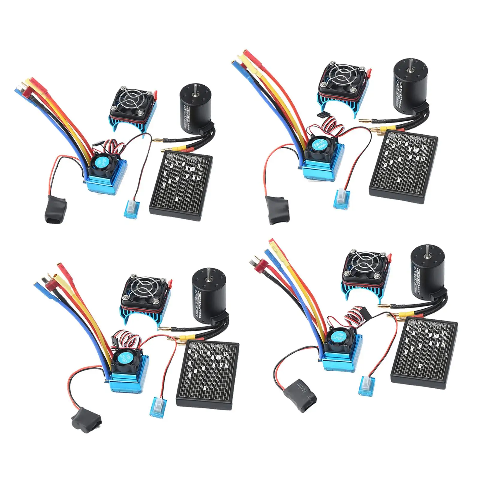 1 Set 3650 3100KV Brushless Motor And ESC & Amp; : 8 / 1:10 RC Car / Boat Part 45A / 60A / 80A / 120A Optional