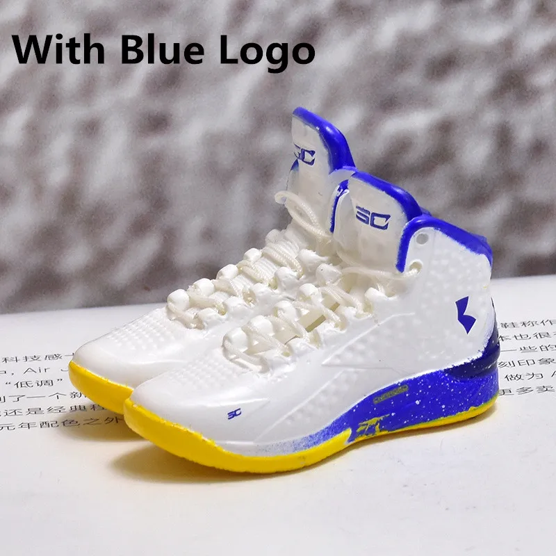 1/6 Scale Sport Shoes Sneakers High Top Basketball Shoes Three-point shot Model Toys For 12'' Action Figure Display Fans Gifts