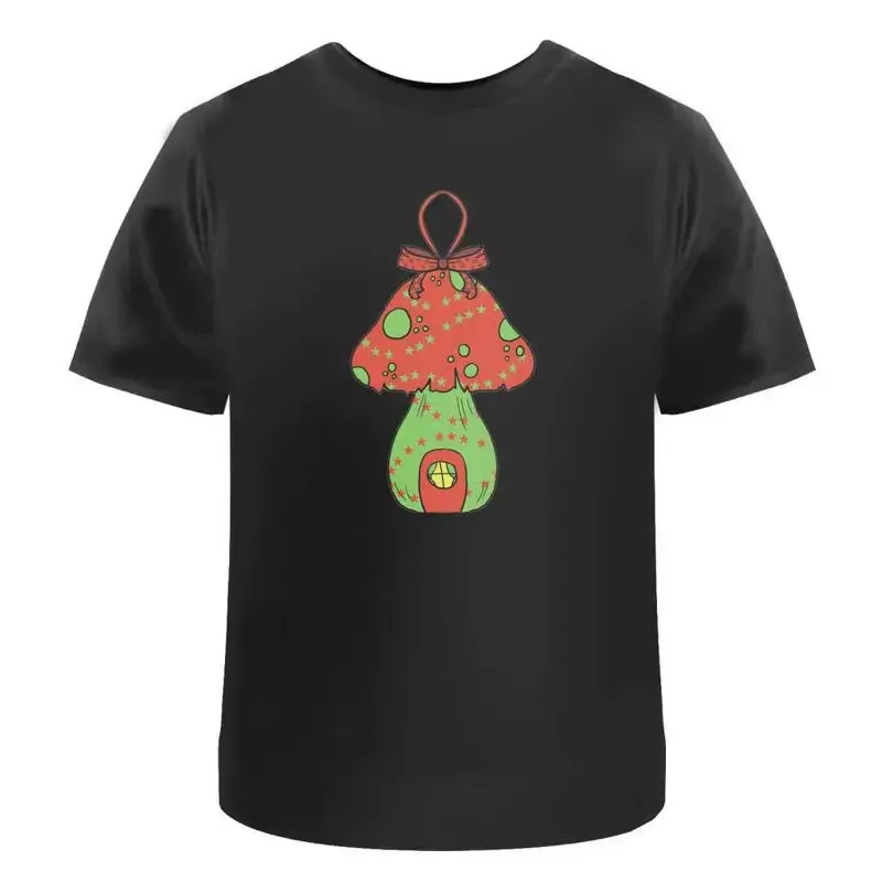 Toadstool Christmas Ornament' Cotton T Shirt Ta050479