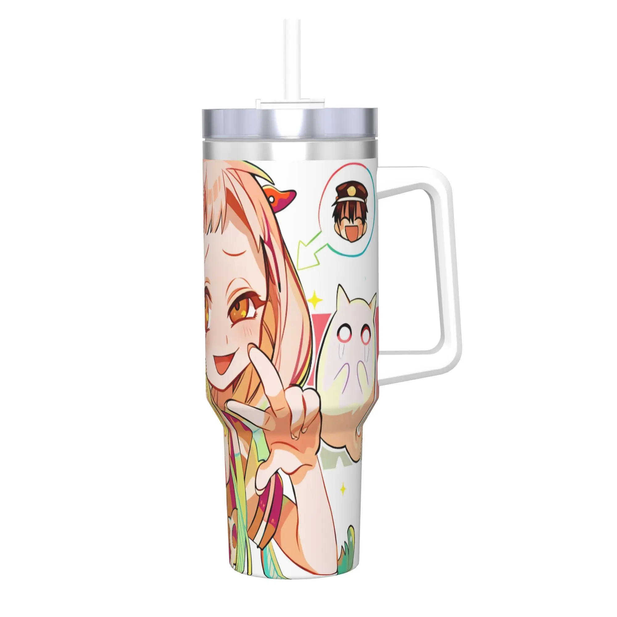

Stainless Steel Tumbler TBHK Yugi Nene Kou Akane Mugs Cup Cold Drink Heat Preservation Large Water Bottle Thermal Mug