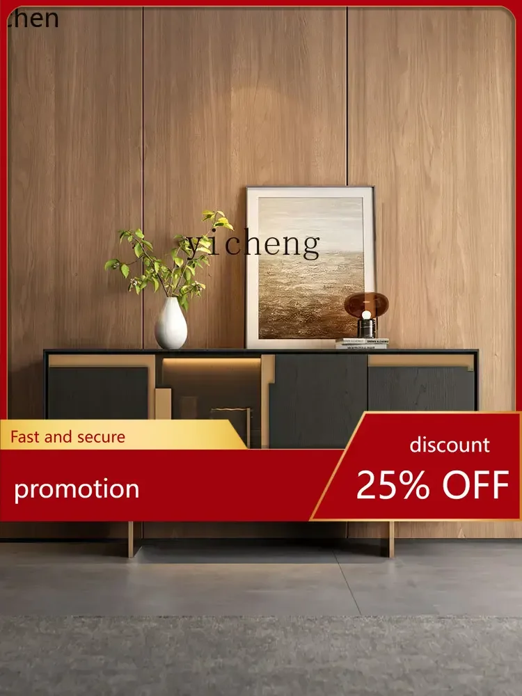 

YFY light luxury home entrance cabinet modern simple high-end dining side cabinet villa living room decorative locker