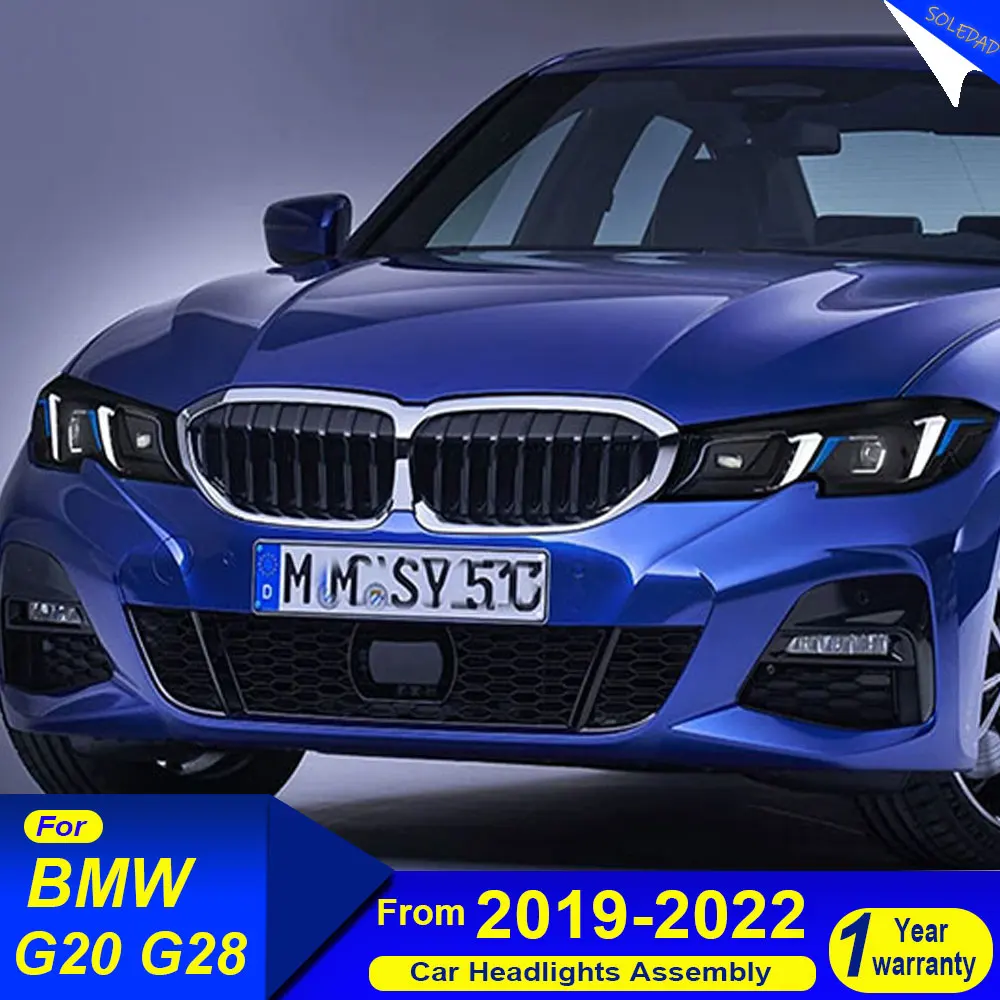 Car Full LED HeadLamp for BMW G20 G28 LED Headlight 2019-2022 Headlights DRL Turn Signal High Beam Angel Eye Projector Lens