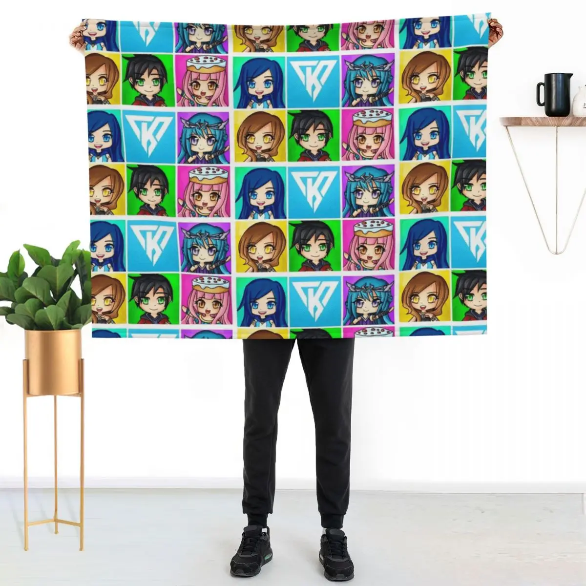 Krew Collection Throw Blanket All Season Lightweight Soft Blanket for Bed