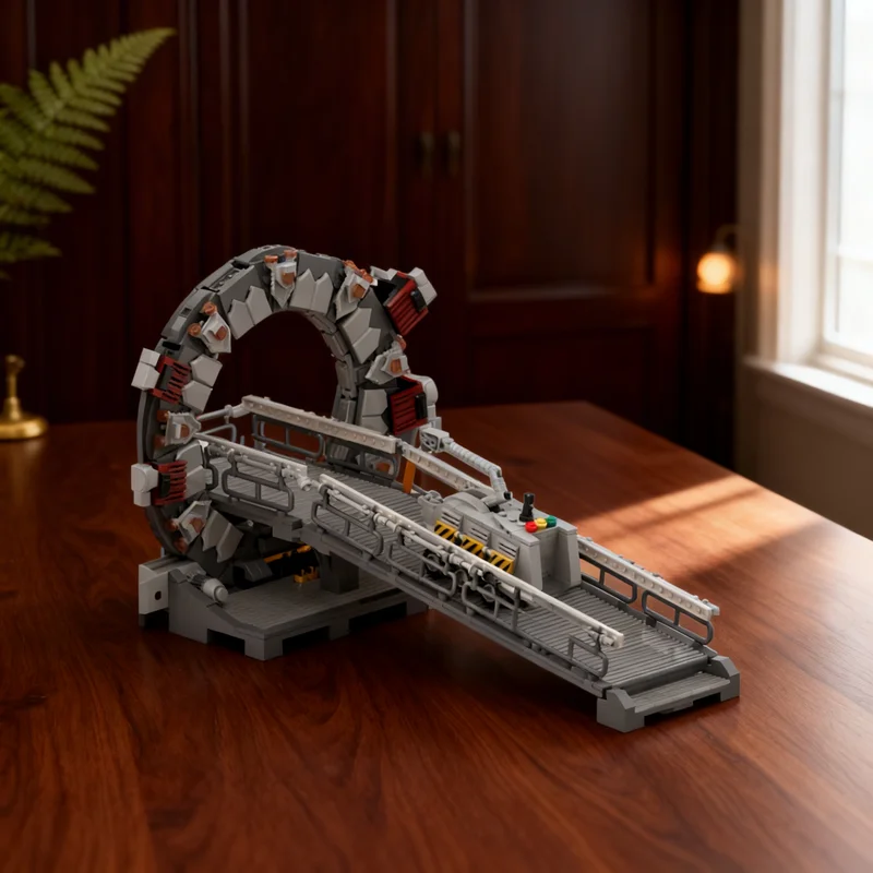 3764pcs MOC Stargate Diorama With M A L P Unit And 2 Creator Model Building Blocks Architecture Toy Christmas Gifts Brick Kids