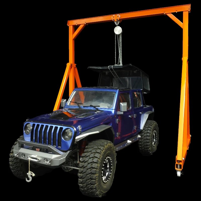 

JDM-205 Gantry Model Alloy Hoist Hanger Simulation Model Scene Props Suitable for Engineering Vehicles Climbing Vehicles