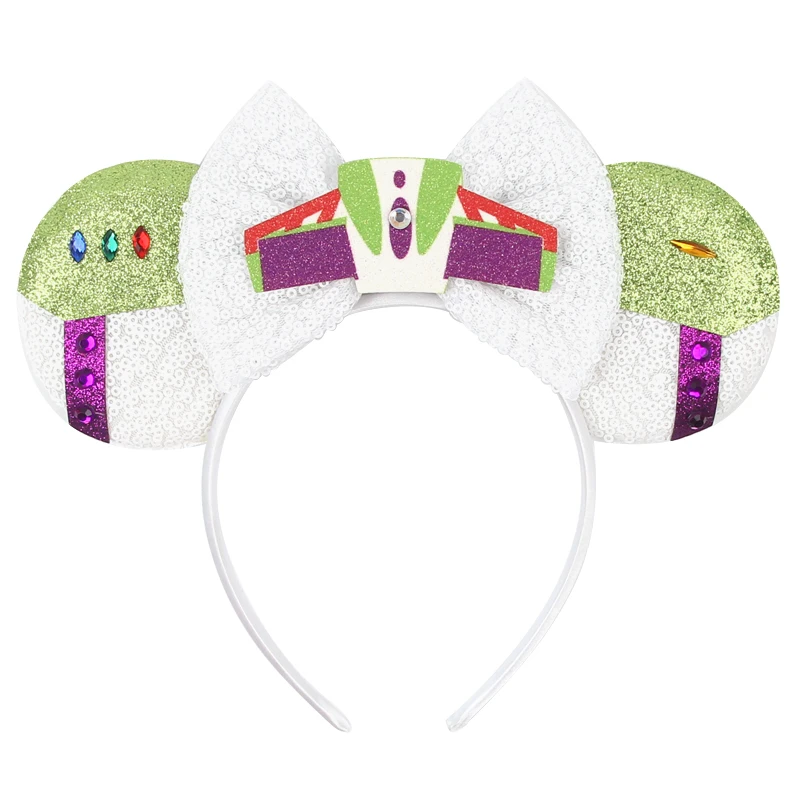 Disney Toy Story Ohr-Stirnband für Erwachsene, Mickey Mouse Ohren, Haarbänder, Damen, Alien-Haar-Accessoires, Mädchen, Buzz Lightyear-Kopfbedeckung