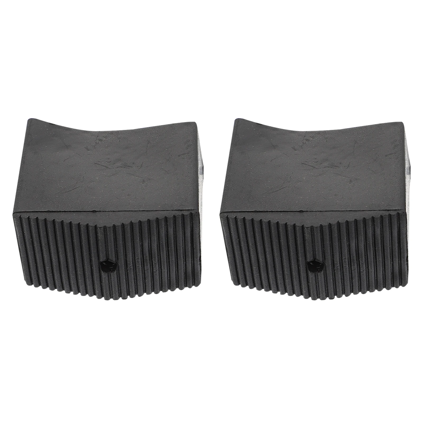 Cubiertas para pies de escalera, almohadillas antideslizantes de goma plegables para escaleras de extensión telescópica, Protector de suelo estable para uso doméstico, 2 uds.