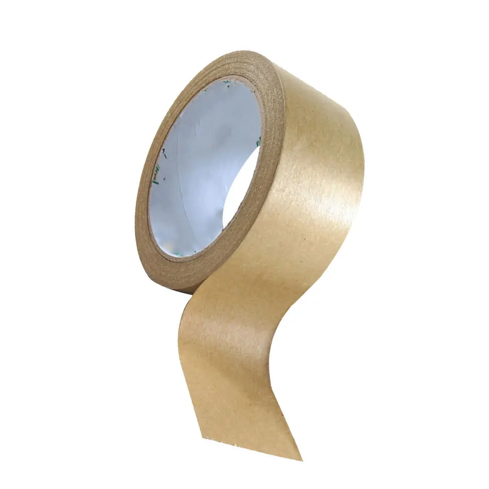 

60Mm Kraft Paper Tape Solid Color Diy Craft Sticker For Gift Wrapping Party Decoration Waterproof Strong Adhesive Tape