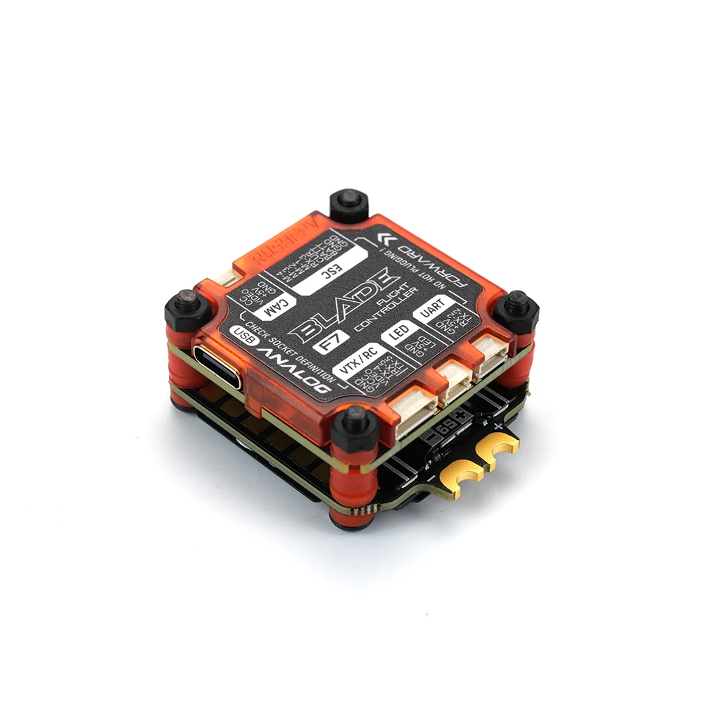 RUSHFPV RUSH BLADE V2 Stack F722 Analog Digital Flight Controller Extreme 60A 128K BLHELI32 4in1 ESC for FPV Drone