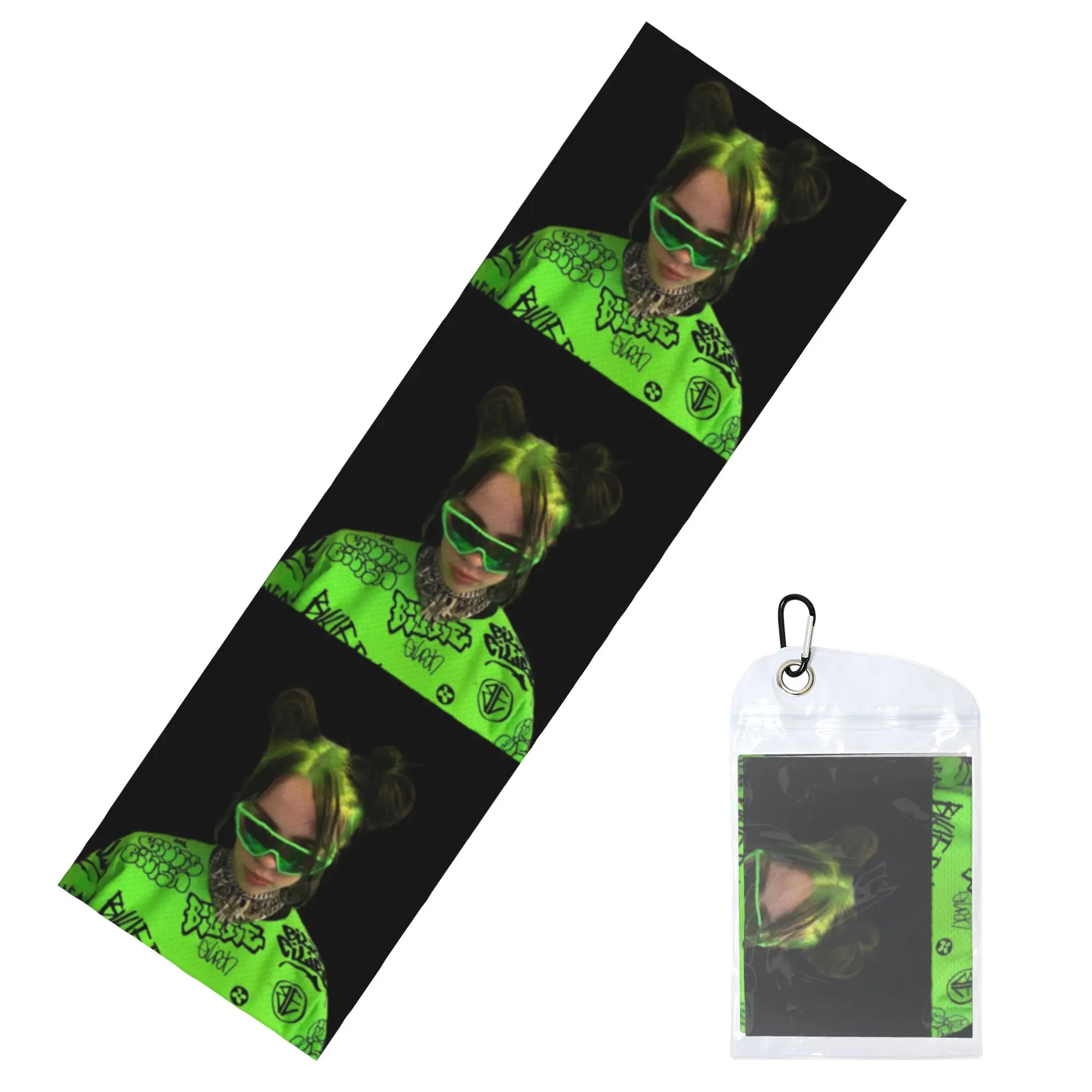 Singer Music Billies Eilishs Towel Quick Drying  Super Soft  Fitness and Outdoor Activities Towels