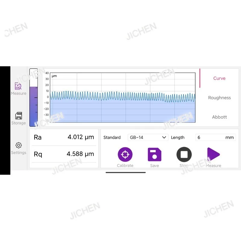 دعم كاشف الخشونة الذكي لمقياس خشونة ملفات PDF CSV بدون مطلوب للمضيف