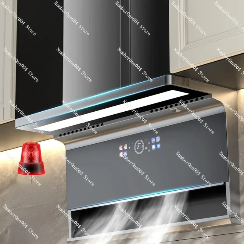 

Kitchen Range Hood Household Kitchen Range Hood 7-Shaped Ultra-Thin Large Suction Top Double Suction Range Hood