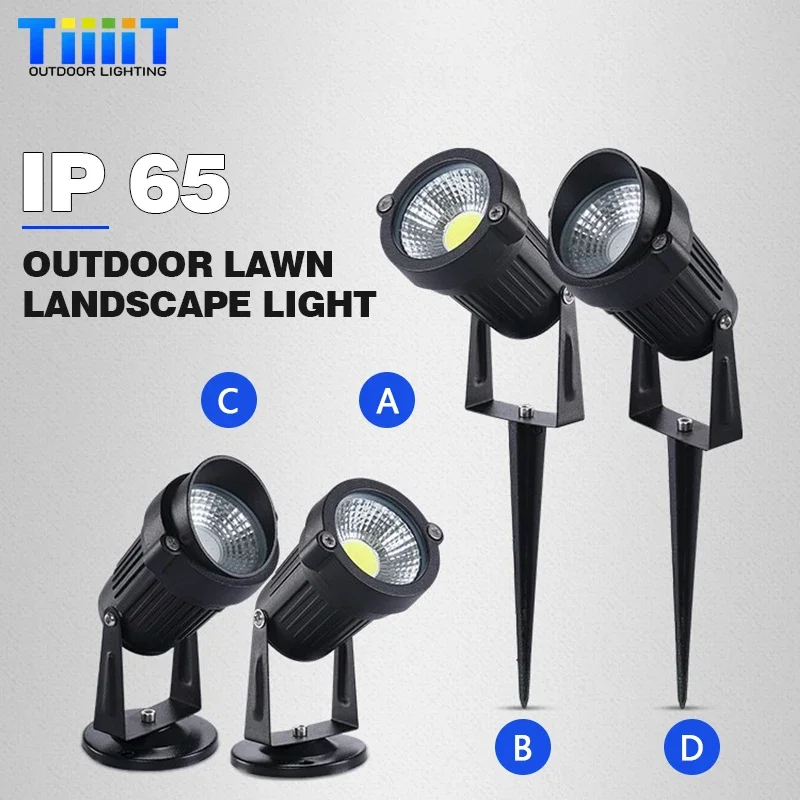 

LED5~7W Outdoor Waterproof Lawn Light AC85~265V IP65 Courtyard Lamp Garden Path Spotlight Lawn Landscape Garden Decor Light