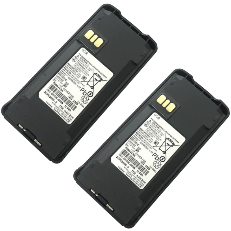 Nova bateria de alta qualidade pmnn4476a 7.4v 1750mah para moto pmnn4476a c1200/c2660/c2620/cp1308/cp1660 walkie-talkie bateria