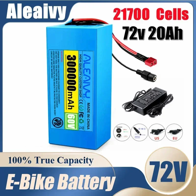 

72V 20Ah 25Ah 30Ah 35Ah 40Ah 50Ah Battery Pack 3000W High Power 84V Electric Bike Motor Electric Scooter Ebike Battery with BMS