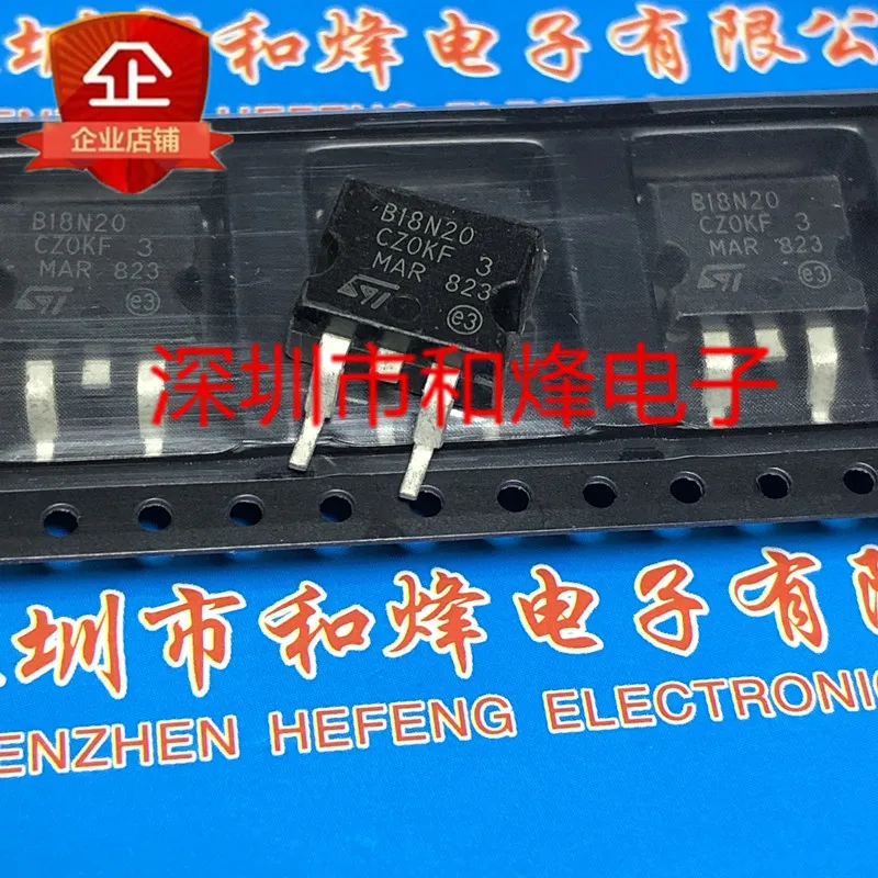 Original 5pcs/ B18N20 STB18N20  TO-263 200V 18A