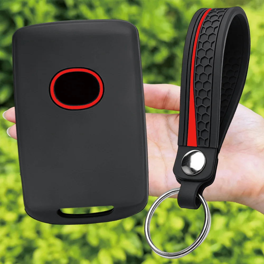 For Mazda 3 CX-30 CX-5 6 CX-9 CX-50 CX-90 CX-70 MX-5 Soft Touch Key Protector With Compact Finger Loop And Key Ring