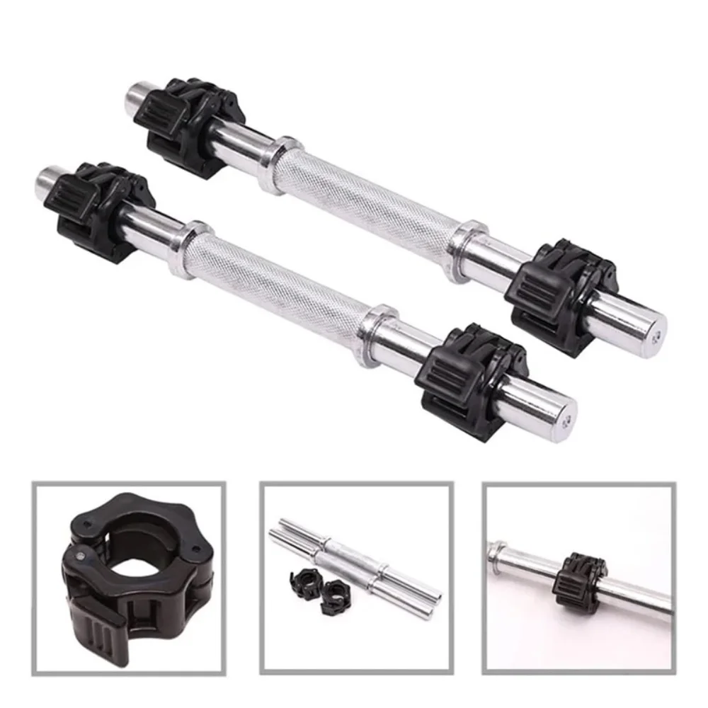 25/50mm Spinlock Barbell Collars Quick Release Barbell Clamps Weight Bar Clips for Weightlifting and Strength Training Clamp Spr