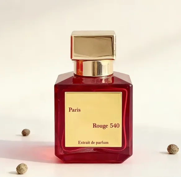 

Paris Rouge 540 Extrait: Premium Red-Gold Design, Intense Long-Lasting Fragrance