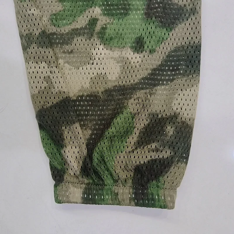 Outdoor Taktisches Set Sommer Atmungsaktive Kapuzenpullover-Sets Tarnmuster Netz Jagd Airsoft Leichtgewicht Kapuzenjacke & Hose | Herren- und Kinderanzug – Detail 19