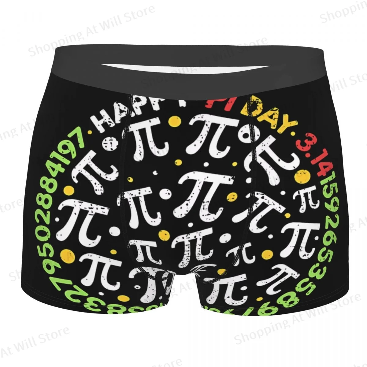 3.1415 Pi Digits Happy Pi Day Man's Boxer Briefs Highly Breathable Underwear Top Quality Print Shorts Birthday Gifts