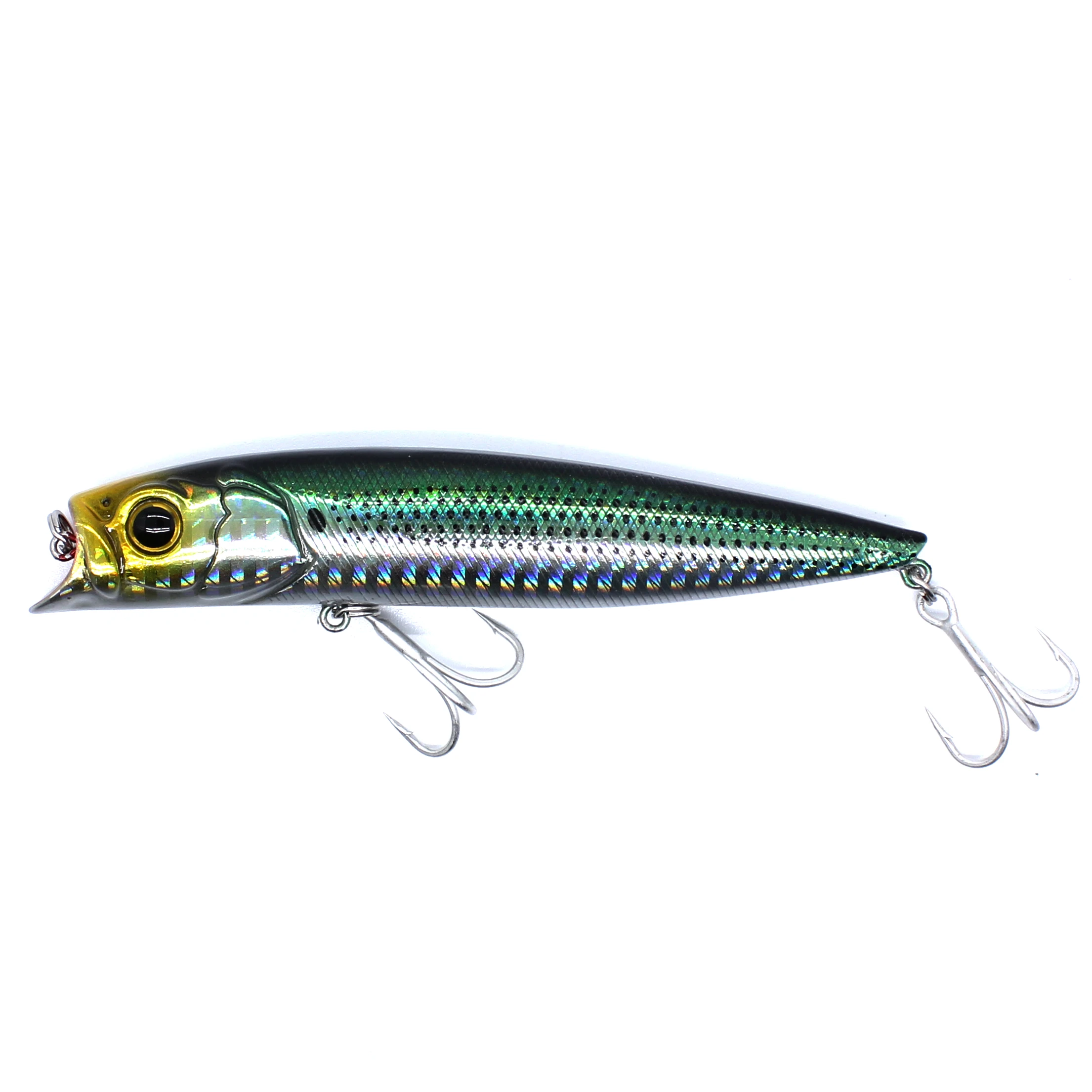 AOCLU Schwimmdock Jerkbait Wobbler 115mm 14g Topwater Popper Harte Köder Minnow Angeln Locken Flach Taucher Schwimmer Für Meer bass – Detail 8