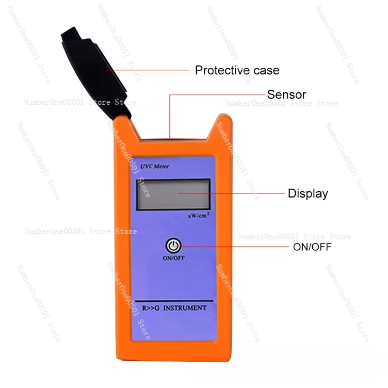 RGM-UVC reptile UV radiation, UV illuminance, UVC illuminance meter