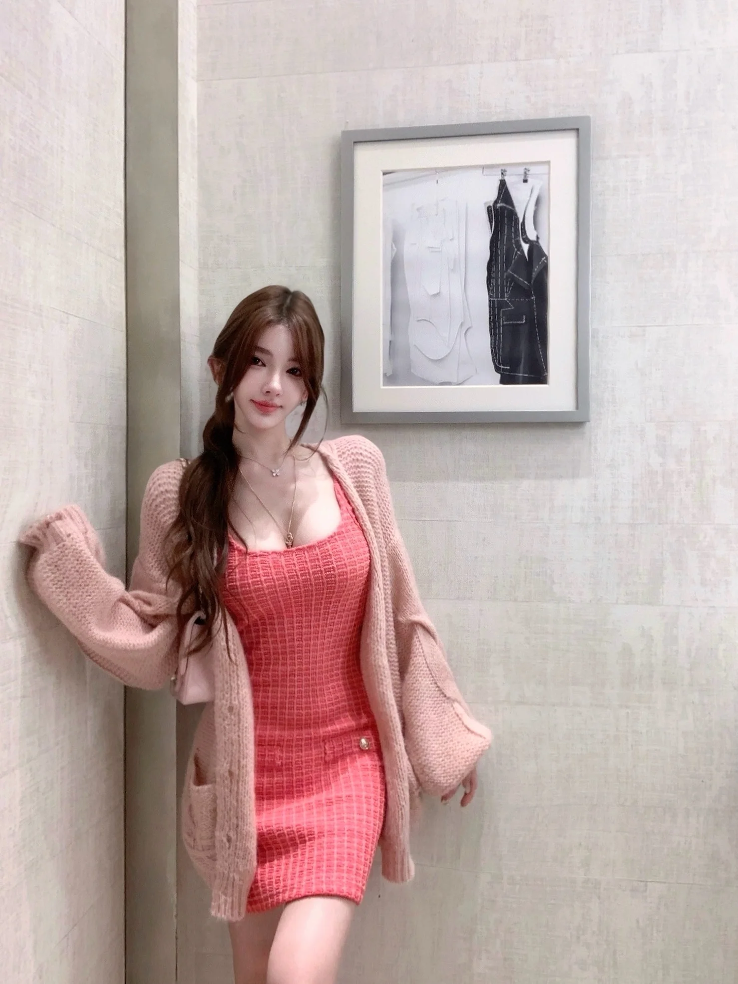 

Вязаный кардиган Bewitosey Cloud Doughnut с низкой эластичностью, свободный крой, женская верхняя одежда с длинными рукавами