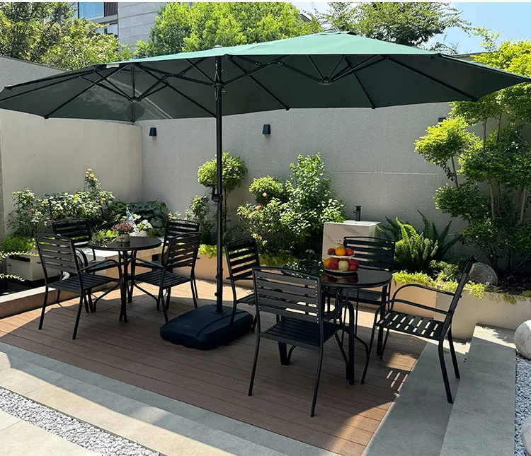 DSA outdoor umbrella for courtyard shade and shade for large double-headed shade shelter umbrellas