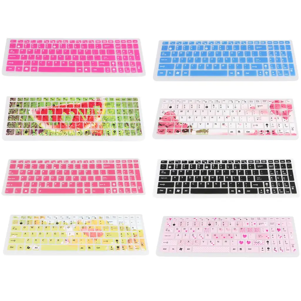 Waterproof Keyboard Cover Protective Keypad for Laptop Rubber