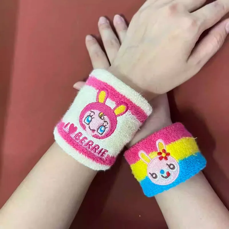 Muñequera Y2K de dibujos animados, traje Mezzopiano para hija, bonita pulsera colorida, manga de mano, pulsera deportiva colorida, regalo de Navidad para niña