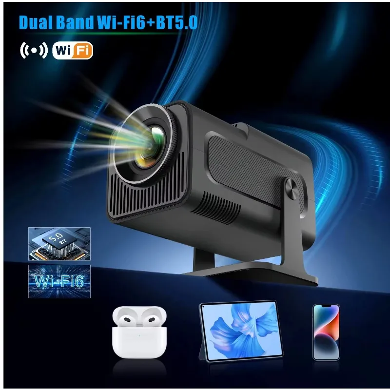 Mini Projector Android 11 4K Resolution 1920*1080P Allwinner H713 Outdoor Portable Android 11 4K Mini Projector 1920*1080P