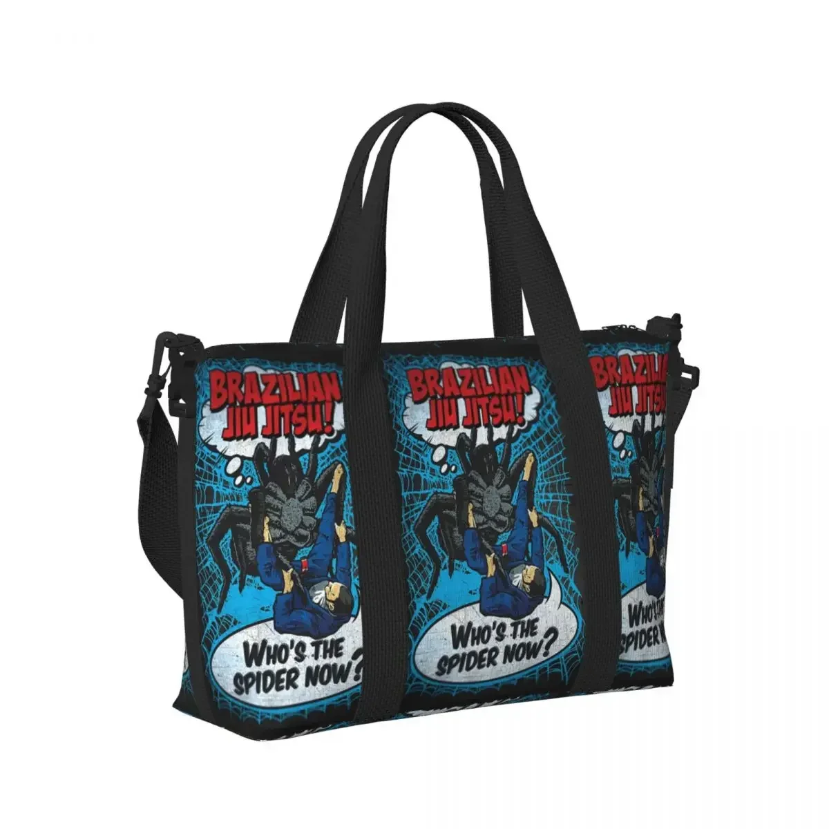 Brazilian Jiu Jitsu Gift Beach Travel Bag Large Capacity Tote Bags for Gym Sport Women Shopping Duffle Shoulder Bag