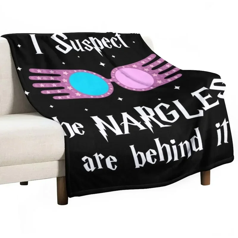 I Suspect the Nargles are behind it Throw Blanket Blankets For Bed for babies heavy to sleep Blankets