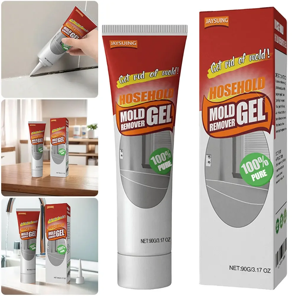 90g House Mold Remover Gel Deep Down Wall Mold Mildew Remover Cleaner Caulk Gel Household Mould Remover Gels Sinks Walls Tiles