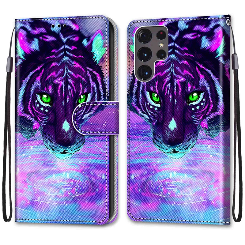 

Pop Luxury Leather Case For Samsung Galaxy S20 S21 S22 Ultra Case For Samsung S21 S20 FE S22 S10 Plus Cover Wallet Card Slots Co