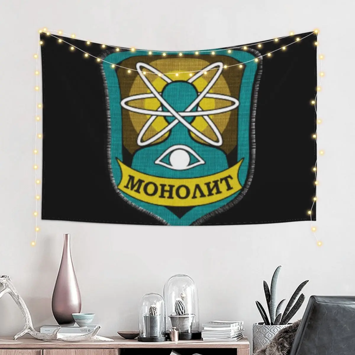 

S.T.A.L.K.E.R. Monolith Patch - Monolith Faction Symbol Tapestry Room Decor Outdoor Decor Tapestry