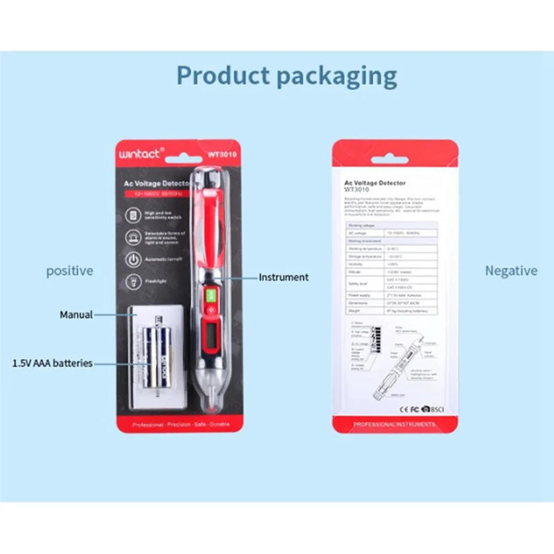 

HITL WT3010 Двухдиапазонная интеллектуальная ручка Бесконтактное измерение точки останова