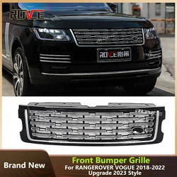 ROVCE For Land Rover Range Rover Vogue L405 2018-2022 Upgrade 2023 New Style Racing Grills Car Front Bumper Grille Accessories
