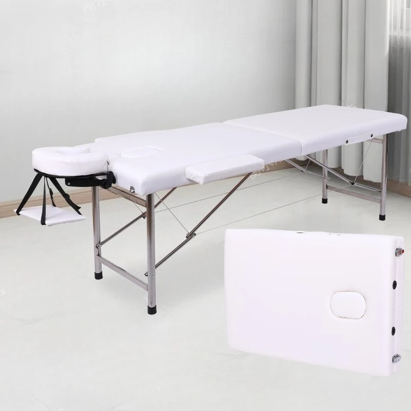 

Professional Salon Massage Table for Cupping &Moxibustion,Portable Folding Bed with Face Hole,Wholesale Beauty Therapy Equipment