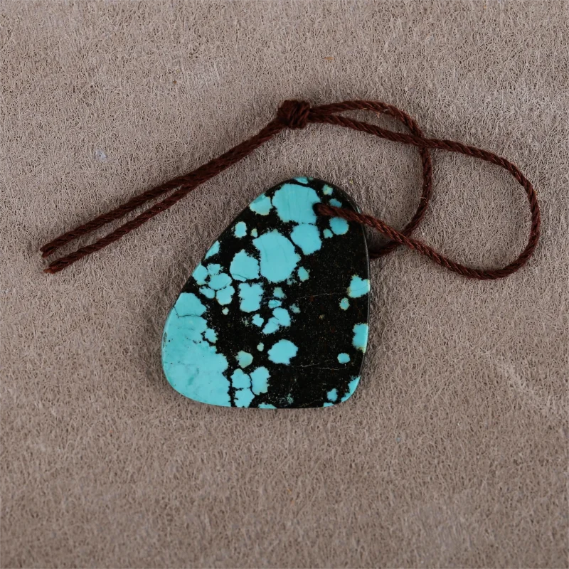 

B&F Turquoise Pendant Beads, Handmade Natural stones beads, Polished Stones for jewelry Making Supplies