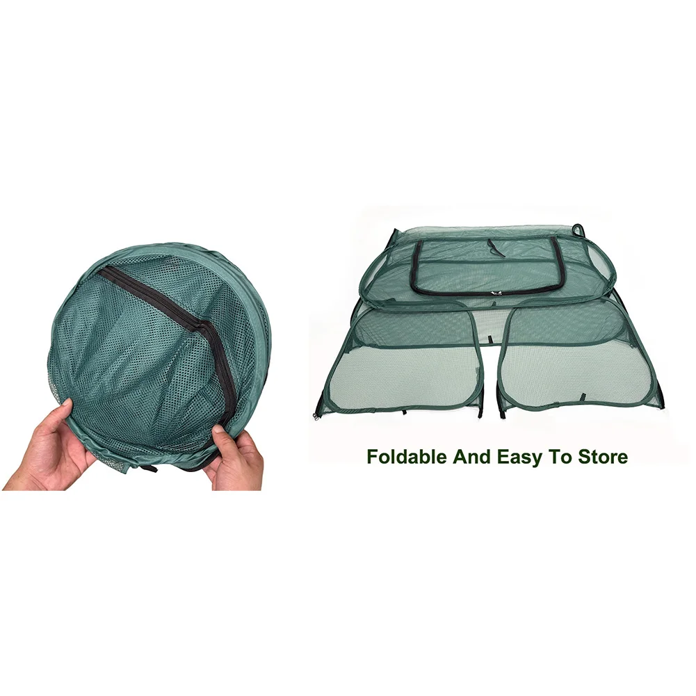 

For Raised Bed Garden Cover with Sturdy PVC and Mesh Protection Kit for Plant Care and Year Round Use on Patios